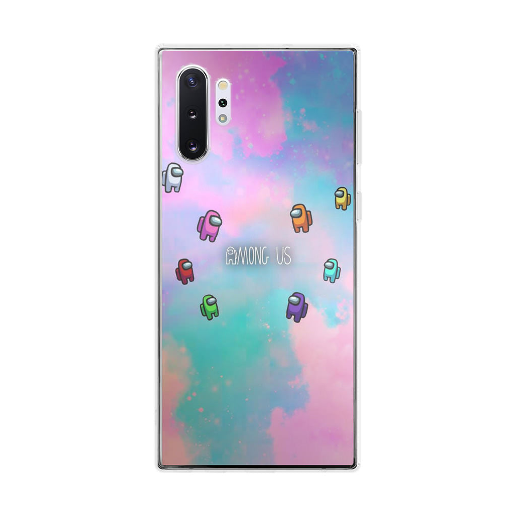 Among Us Colorful Galaxy Note 10 Plus Case