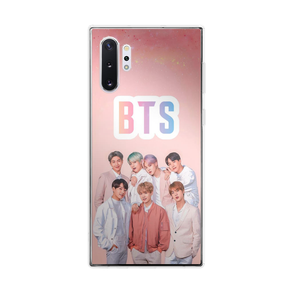BTS Member in Pink Galaxy Note 10 Plus Case