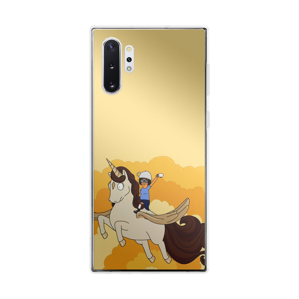 Tina Belcher And Unicorn Galaxy Note 10 Plus Case