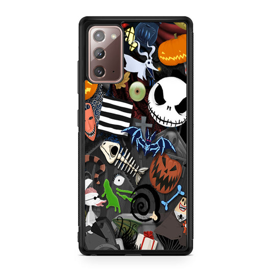 Nightmare Before Chrismast Collage Galaxy Note 20 Case
