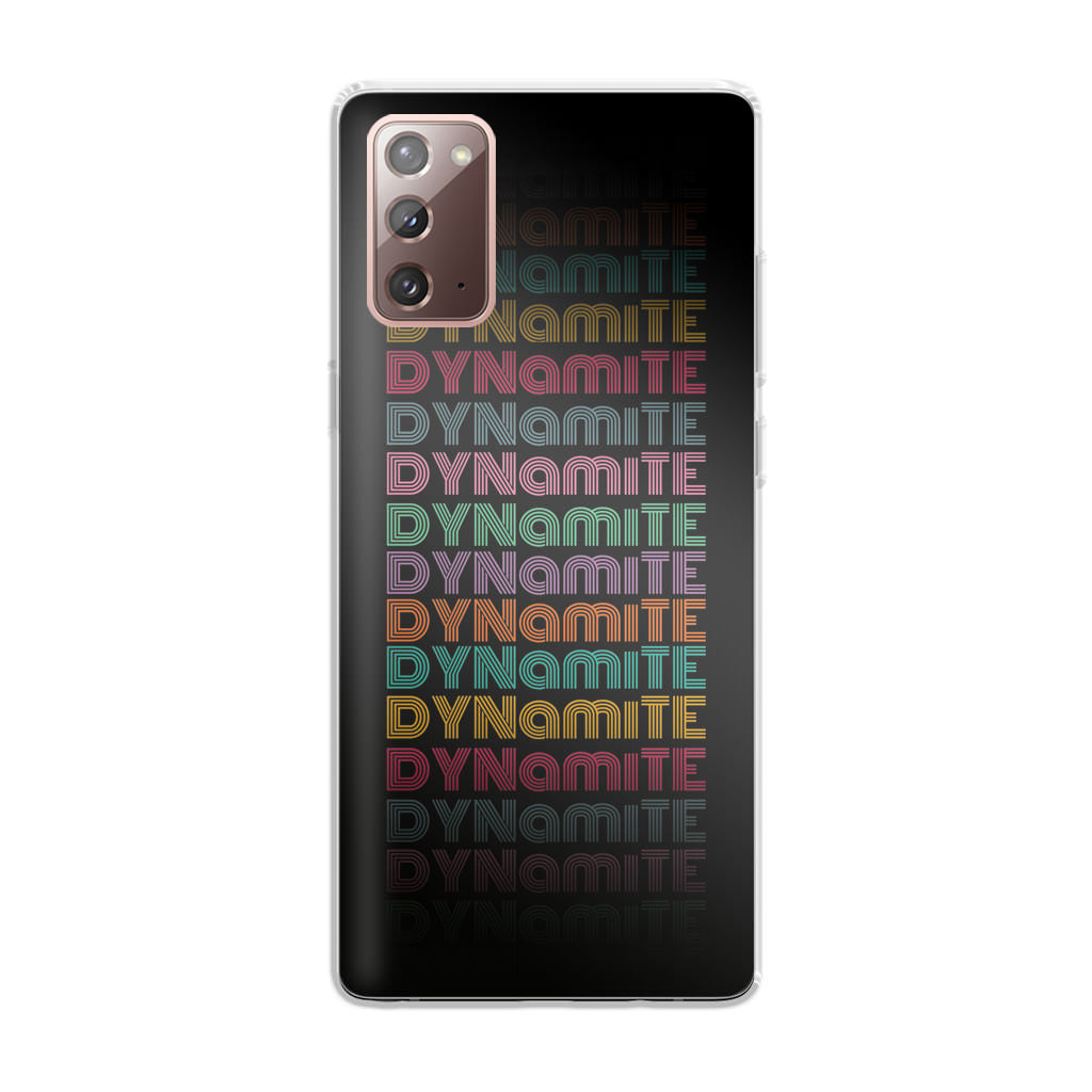BTS Dynamite Galaxy Note 20 Case