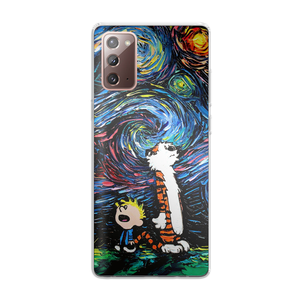 Calvin Art At Starry Night Galaxy Note 20 Case