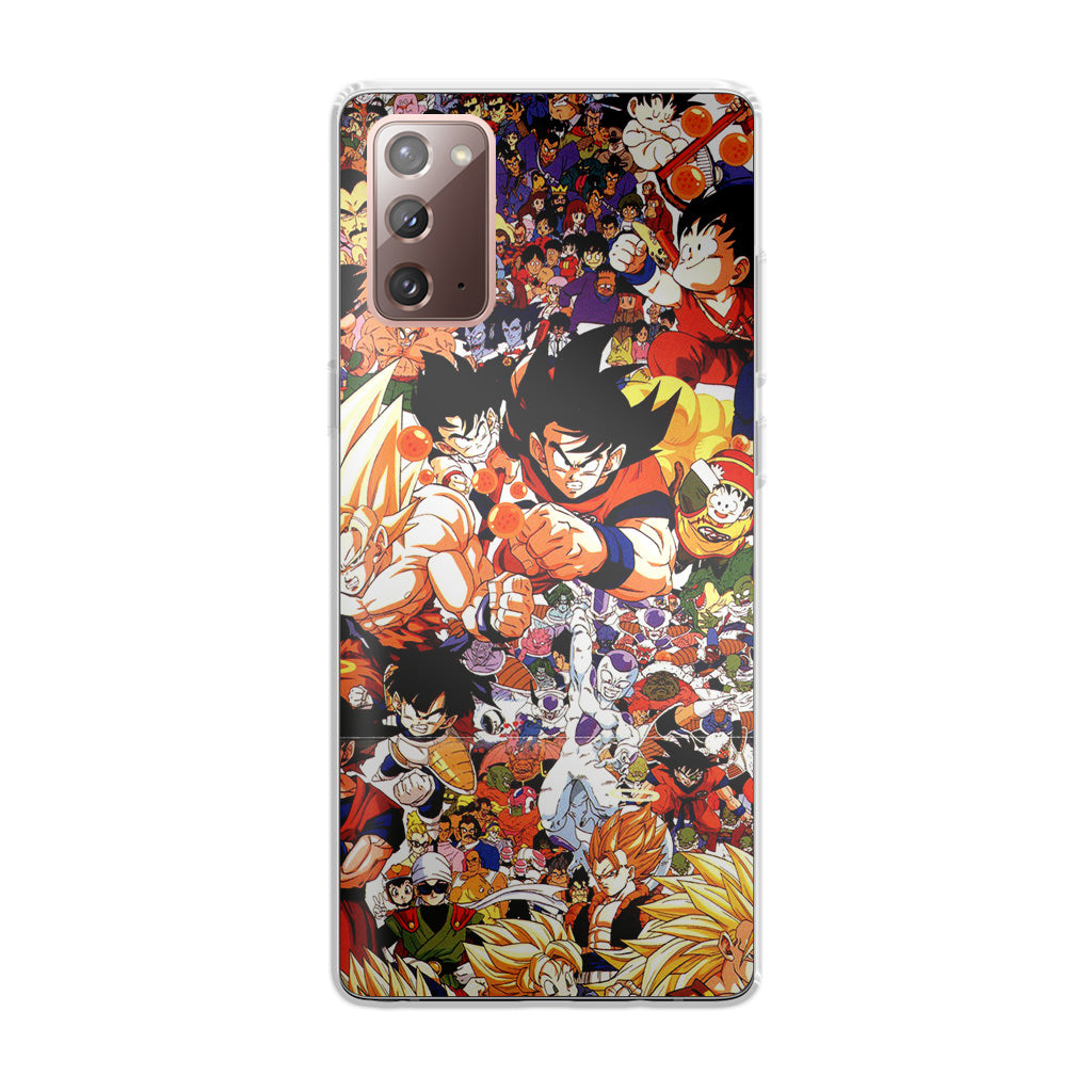 Dragon Ball All Characters Galaxy Note 20 Case