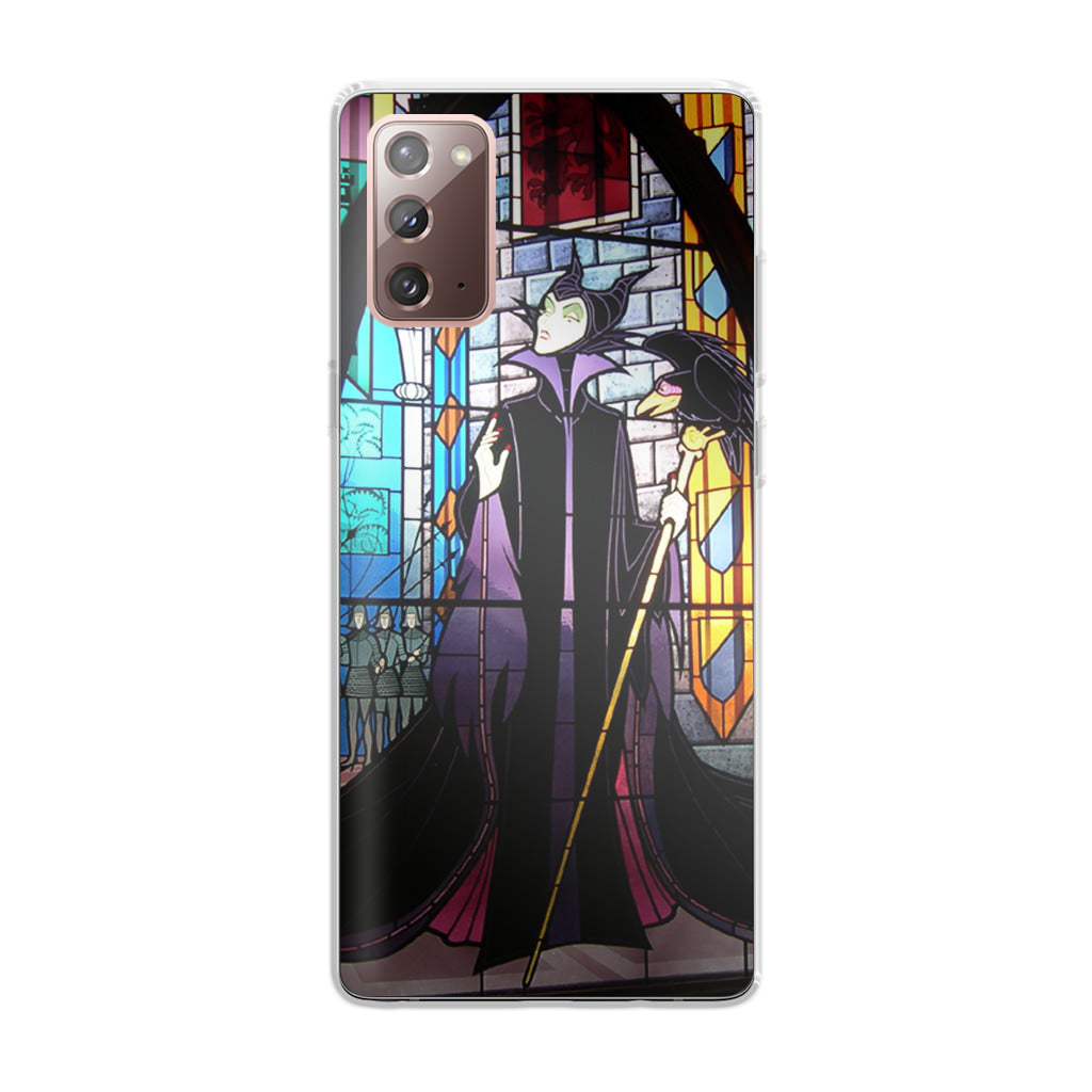 Maleficent Sleeping Beauty Glass Art Galaxy Note 20 Case