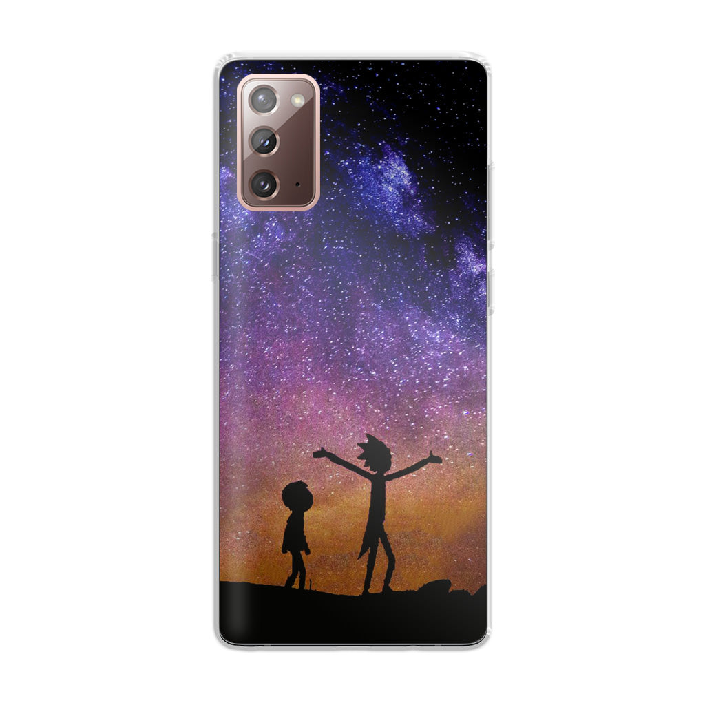 Rick And Morty Space Nebula Galaxy Note 20 Case