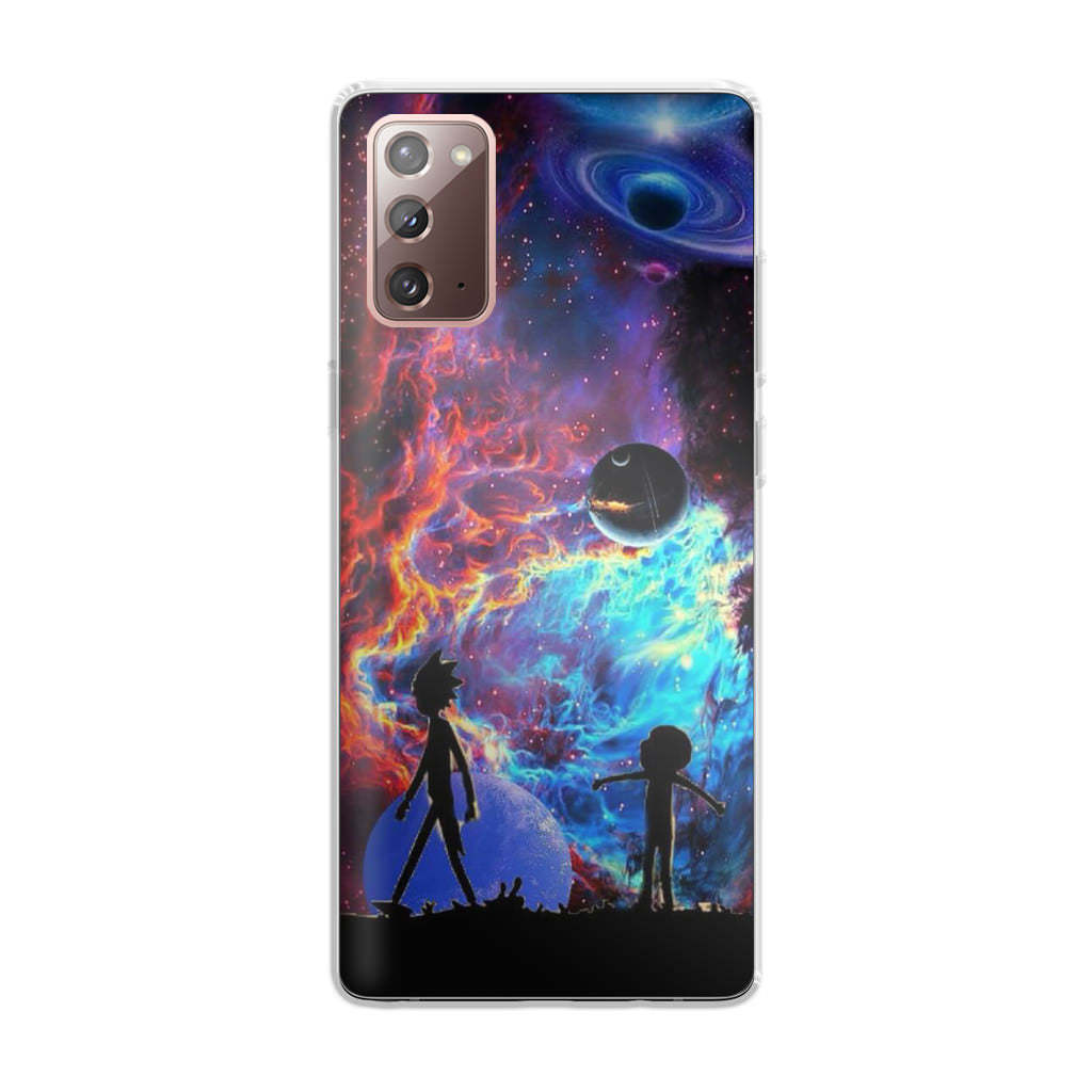 Rick And Morty Flat Galaxy Galaxy Note 20 Case
