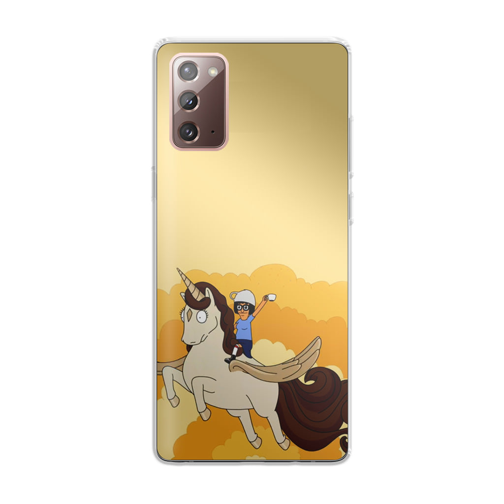Tina Belcher And Unicorn Galaxy Note 20 Case