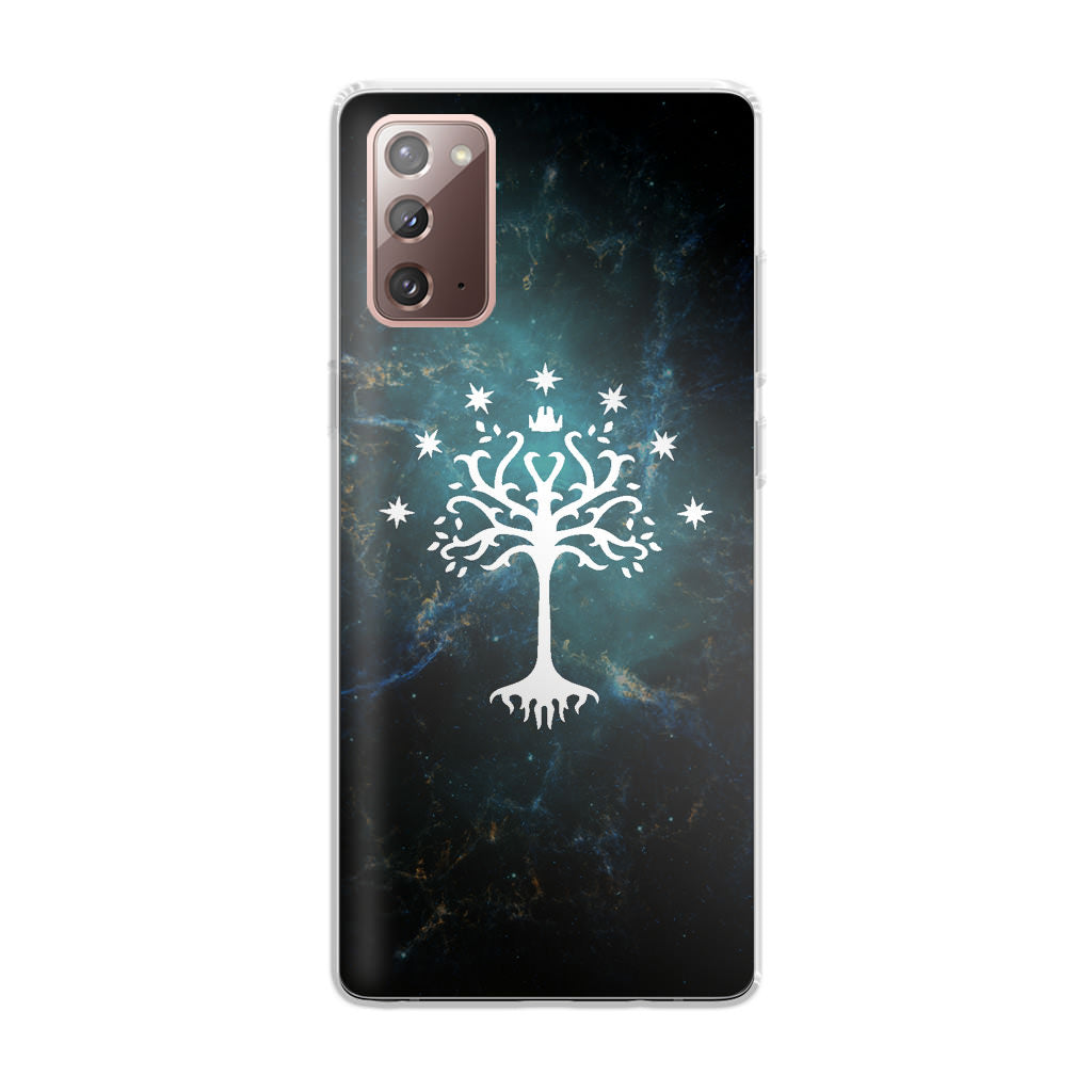 White Tree Of Gondor In Space Nebula Galaxy Note 20 Case