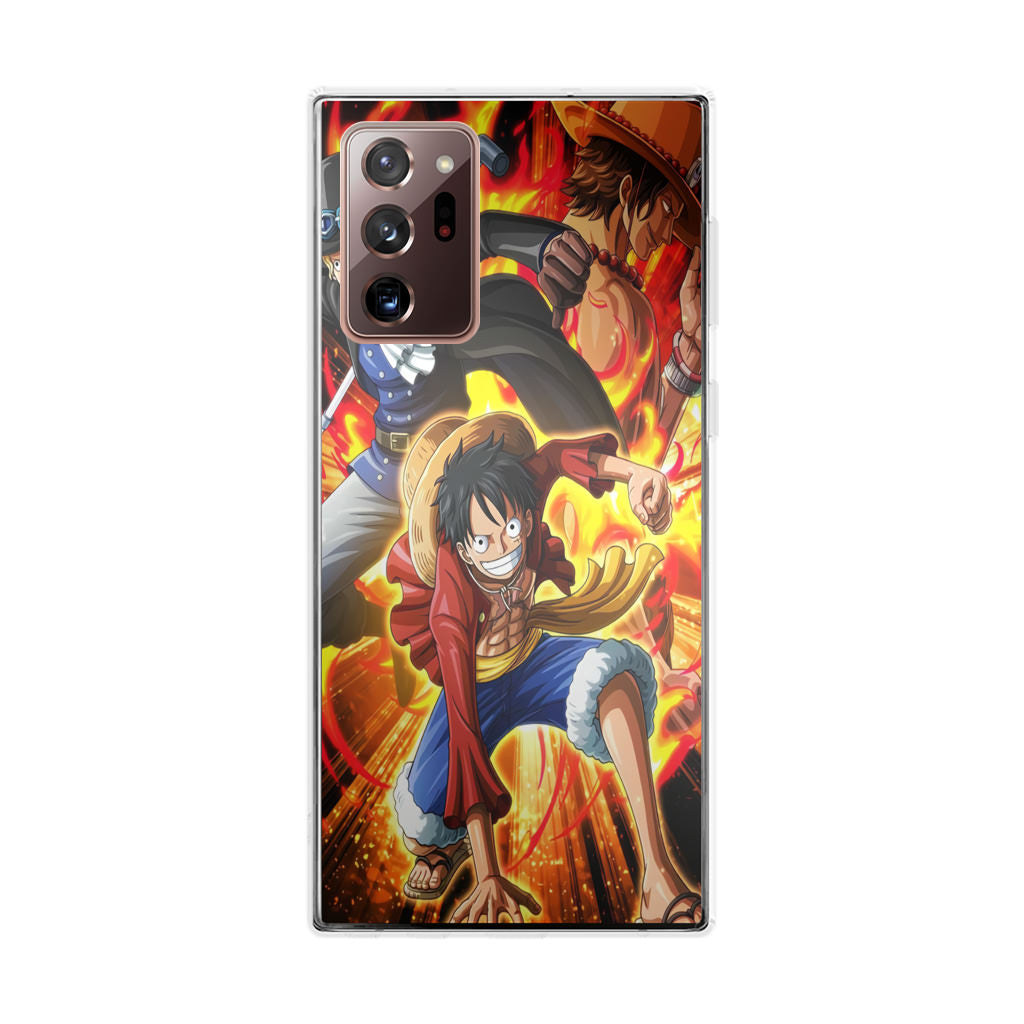 Ace Sabo Luffy Brotherhood Galaxy Note 20 Ultra Case