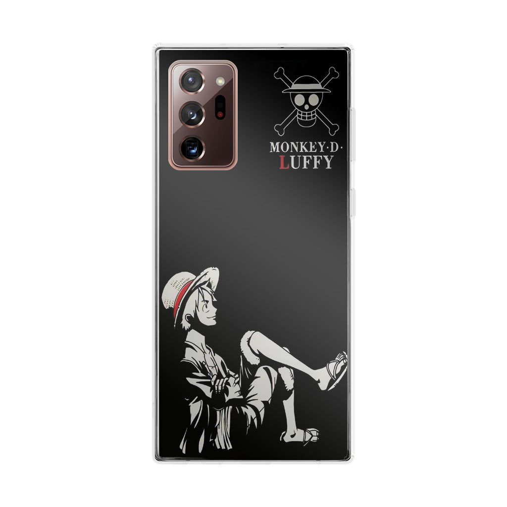 Monkey D Luffy Black And White Galaxy Note 20 Ultra Case