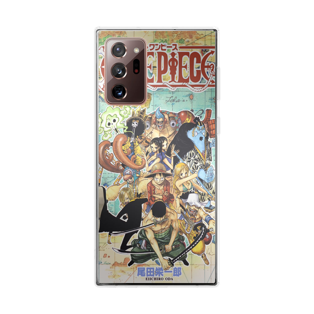 One Piece Comic Straw Hat Pirate Galaxy Note 20 Ultra Case