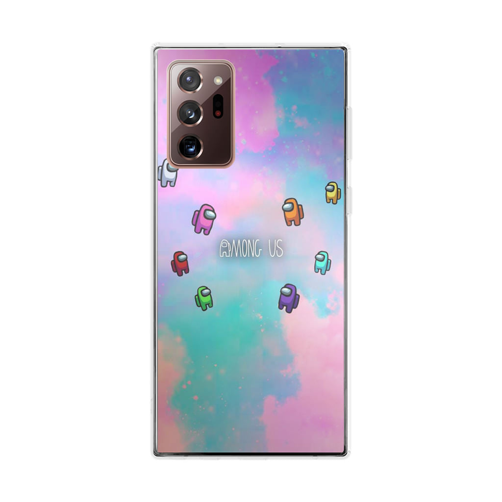 Among Us Colorful Galaxy Note 20 Ultra Case