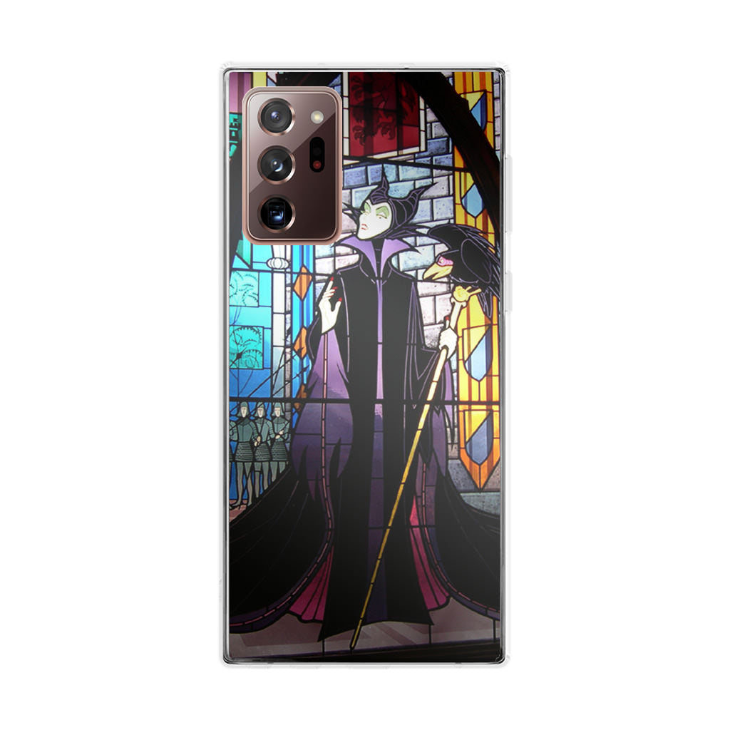 Maleficent Sleeping Beauty Glass Art Galaxy Note 20 Ultra Case