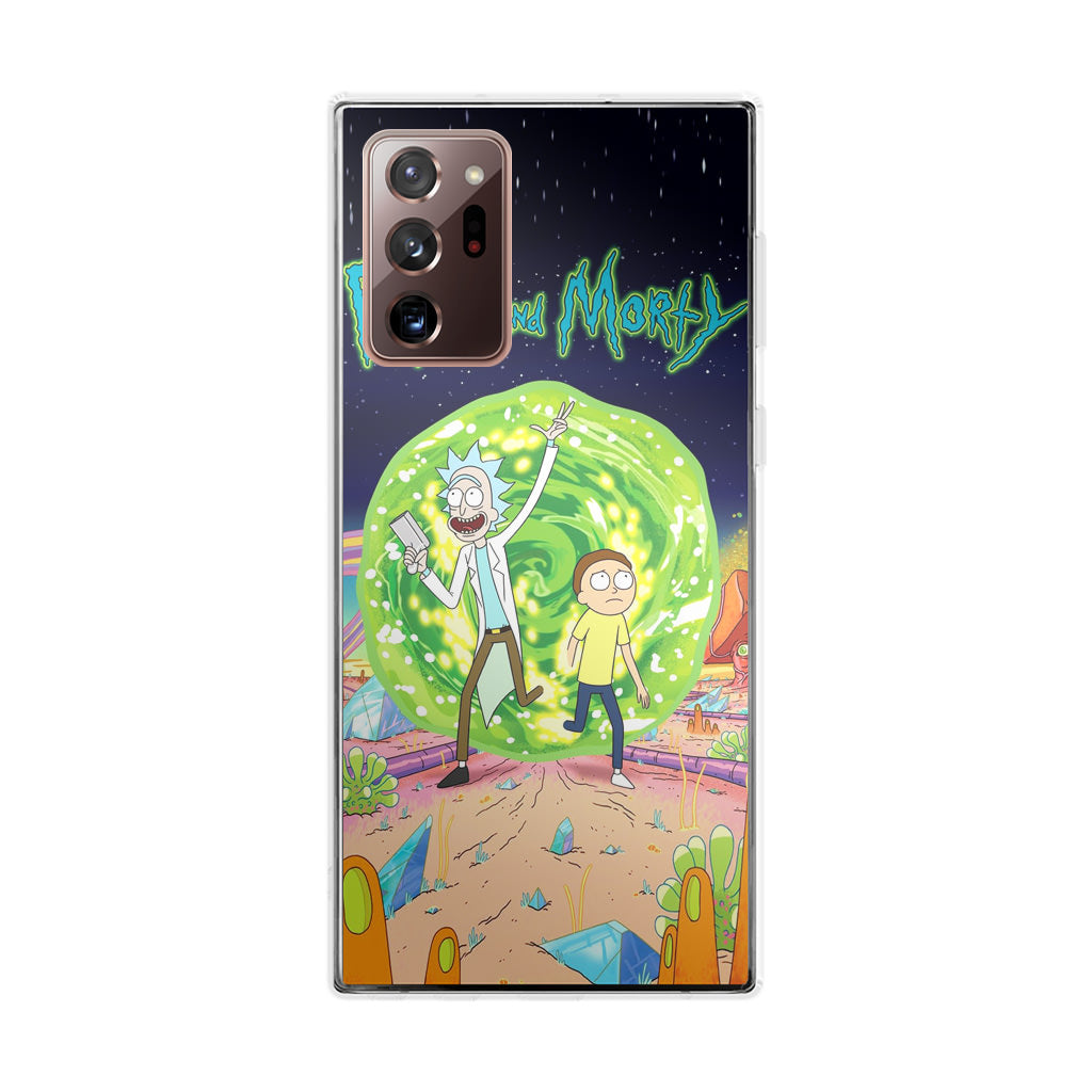 Rick And Morty Portal Gun Galaxy Note 20 Ultra Case