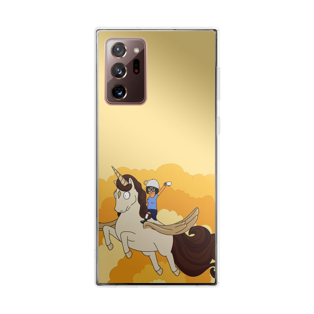 Tina Belcher And Unicorn Galaxy Note 20 Ultra Case