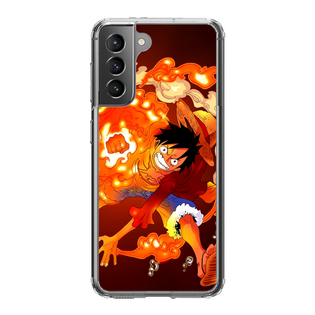 One Piece Luffy Red Hawk Galaxy S21 / S21 Plus / S21 FE 5G Case