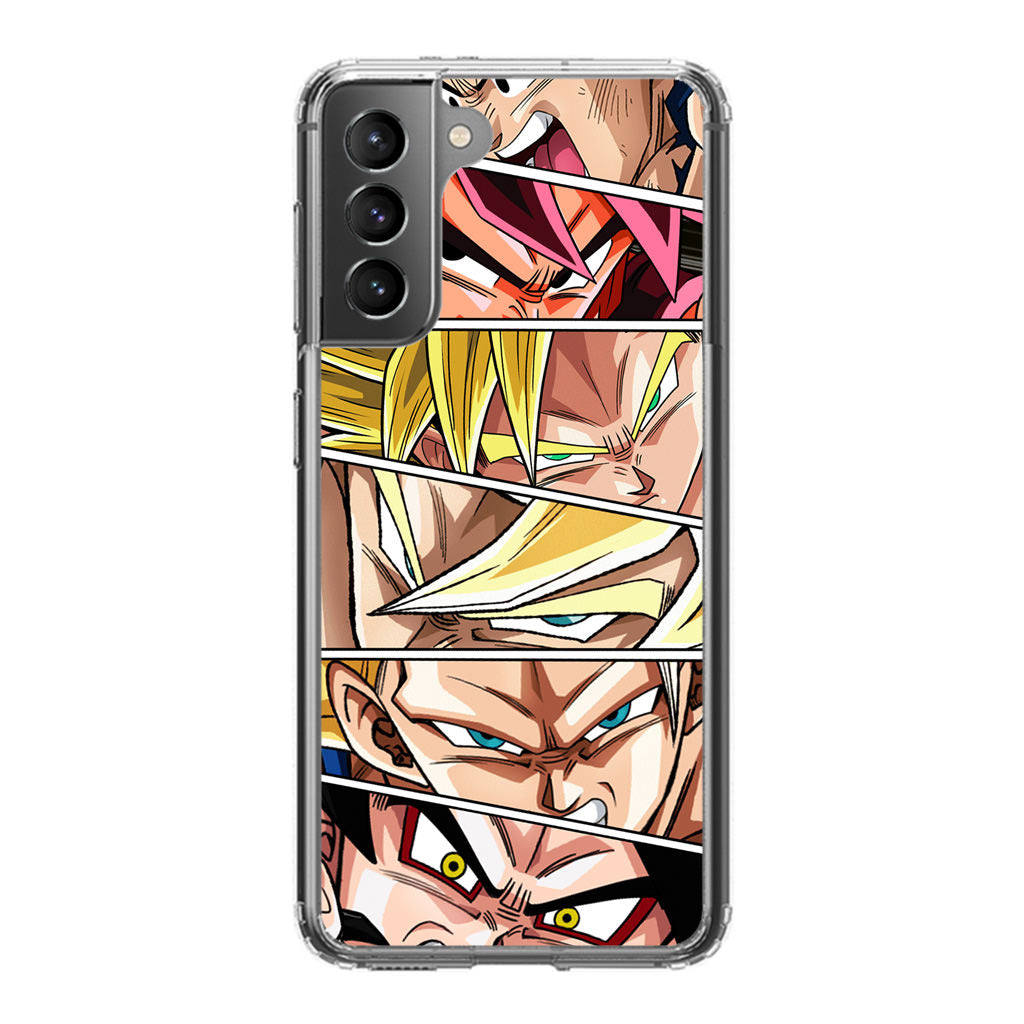 Son Goku Forms Galaxy S21 / S21 Plus / S21 FE 5G Case