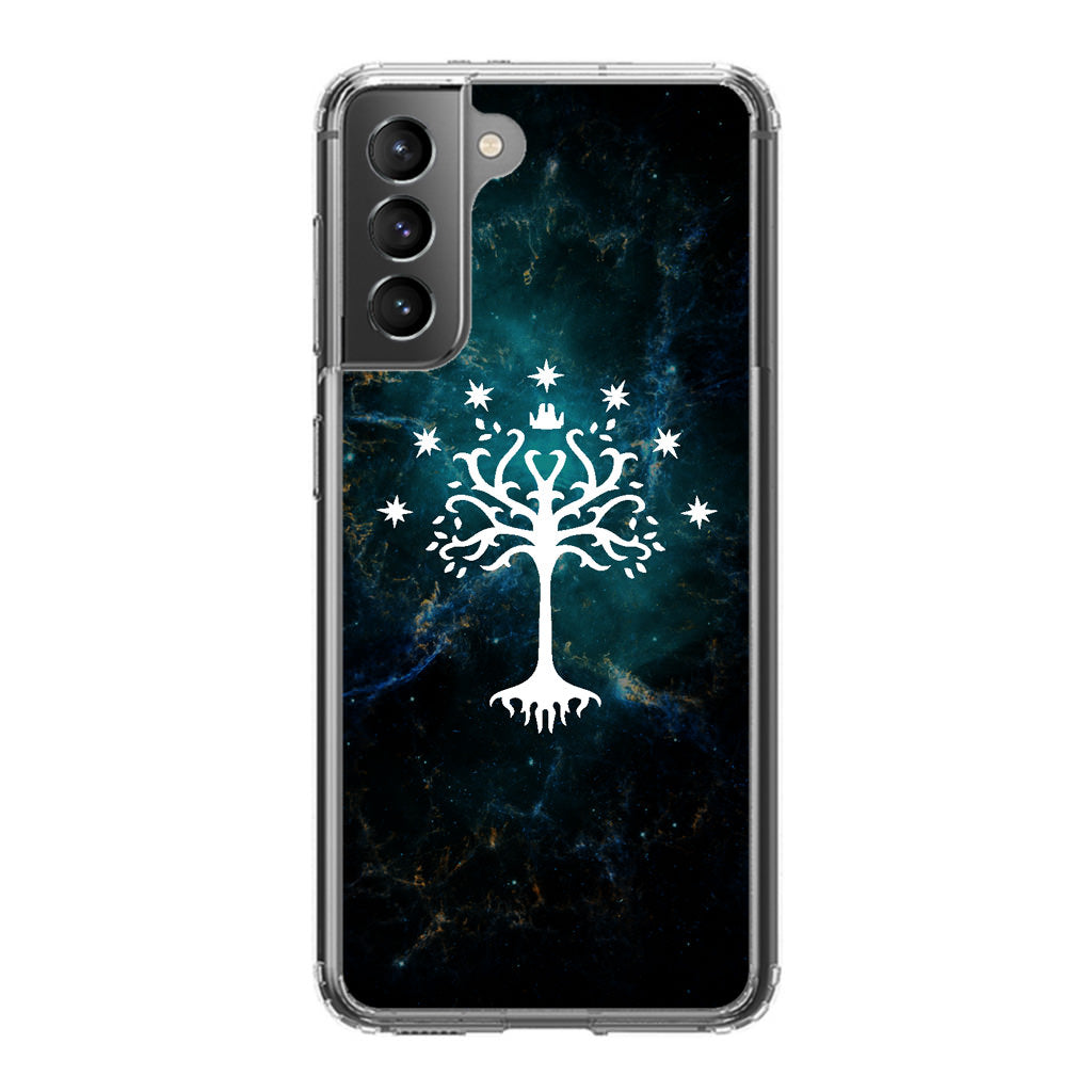 White Tree Of Gondor In Space Nebula Galaxy S21 / S21 Plus / S21 FE 5G Case