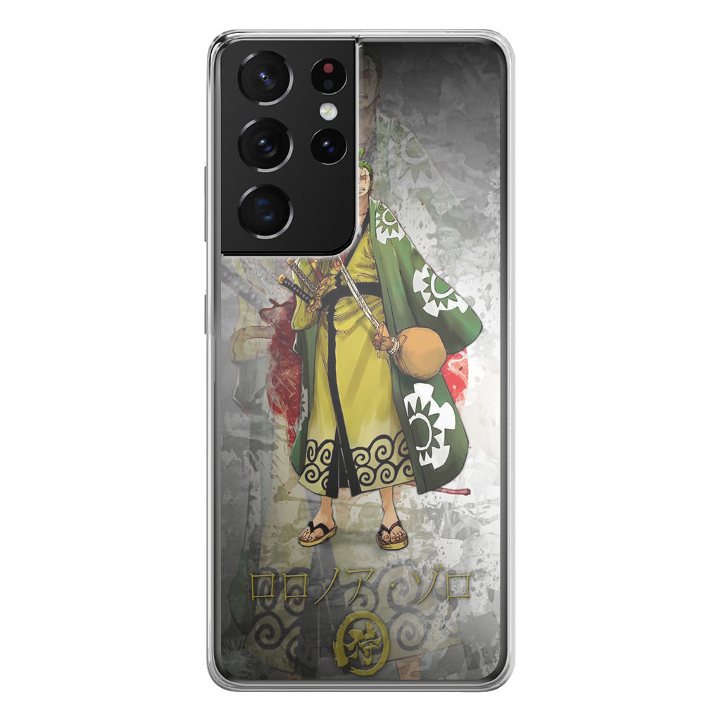 Roronoa Zoro Arc Wano Galaxy S21 Ultra Case
