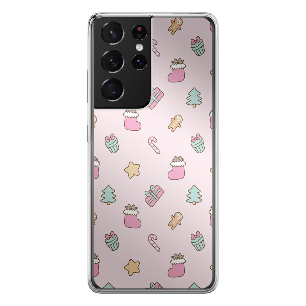 About Chrismas Pattern Galaxy S21 Ultra Case