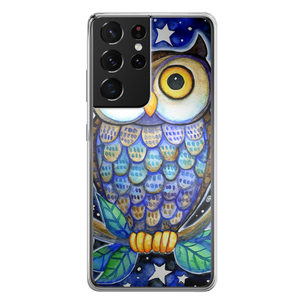 Bedtime Owl Galaxy S21 Ultra Case