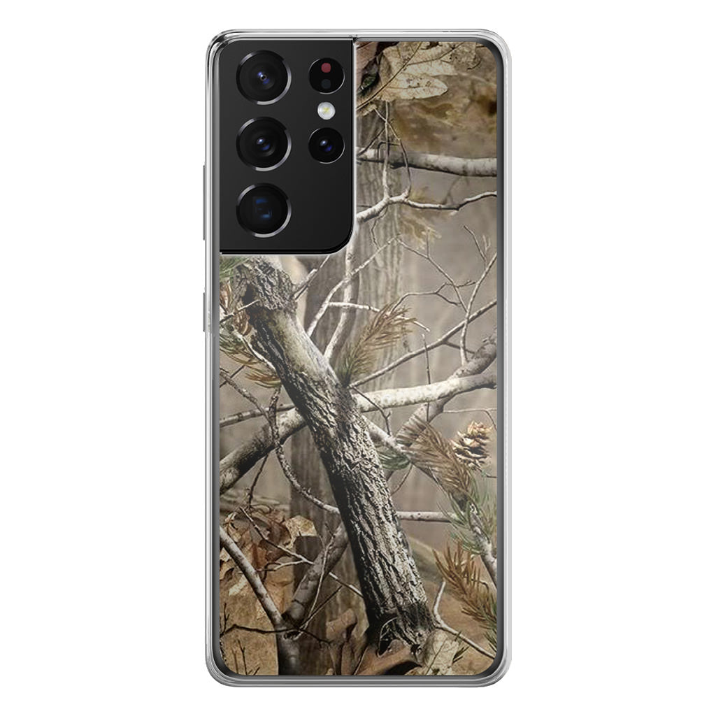 Camoflage Real Tree Galaxy S21 Ultra Case