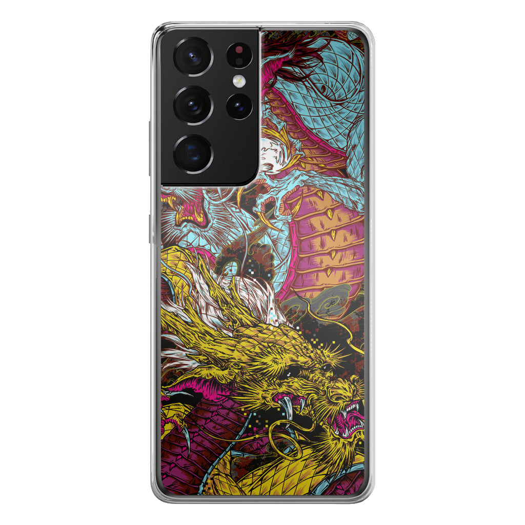 Double Dragons Galaxy S21 Ultra Case