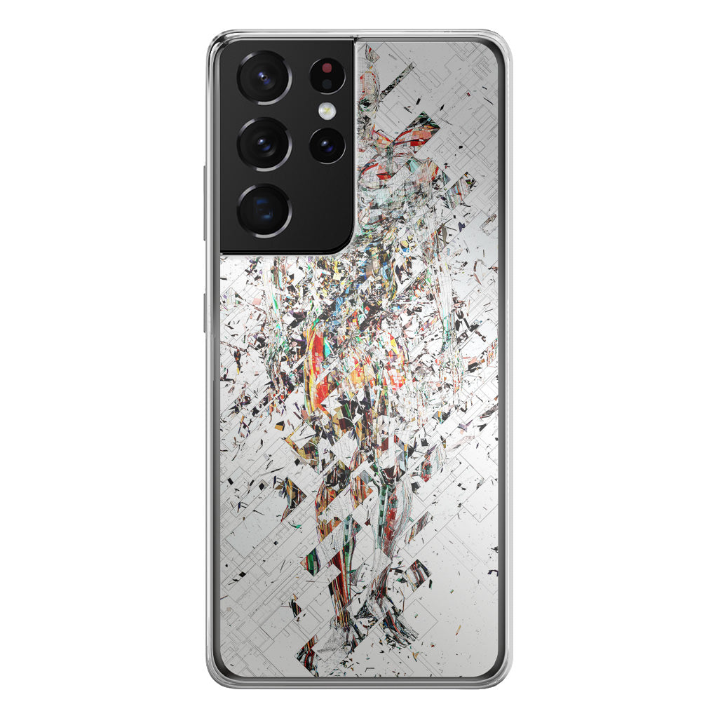 Fragmantacia Art Human Abstract Galaxy S21 Ultra Case