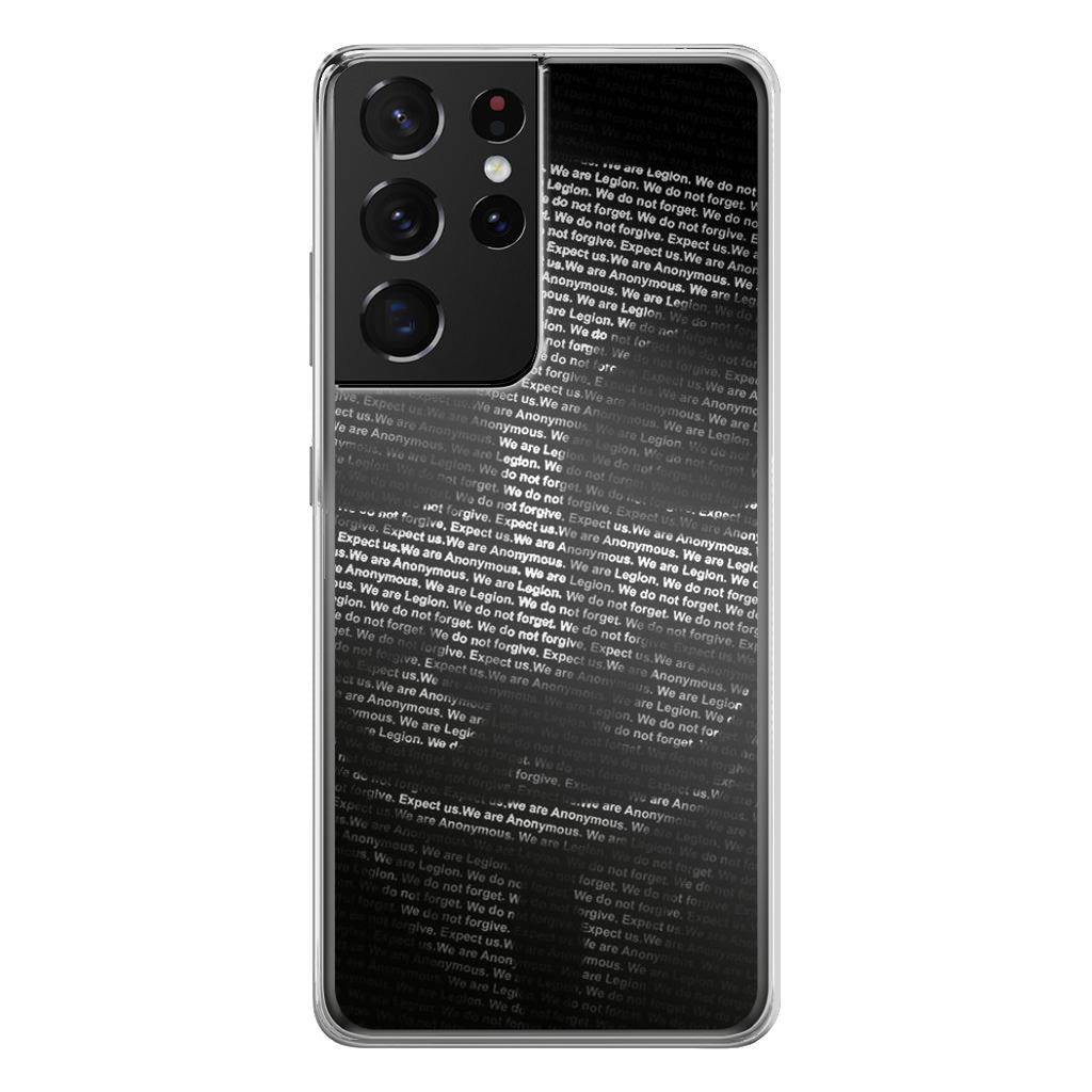 Guy Fawkes Mask Anonymous Galaxy S21 Ultra Case