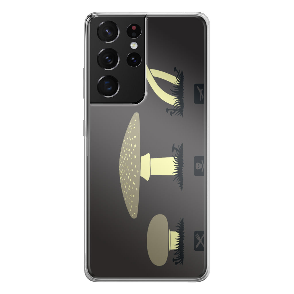 Mushroom Minimalism Galaxy S21 Ultra Case