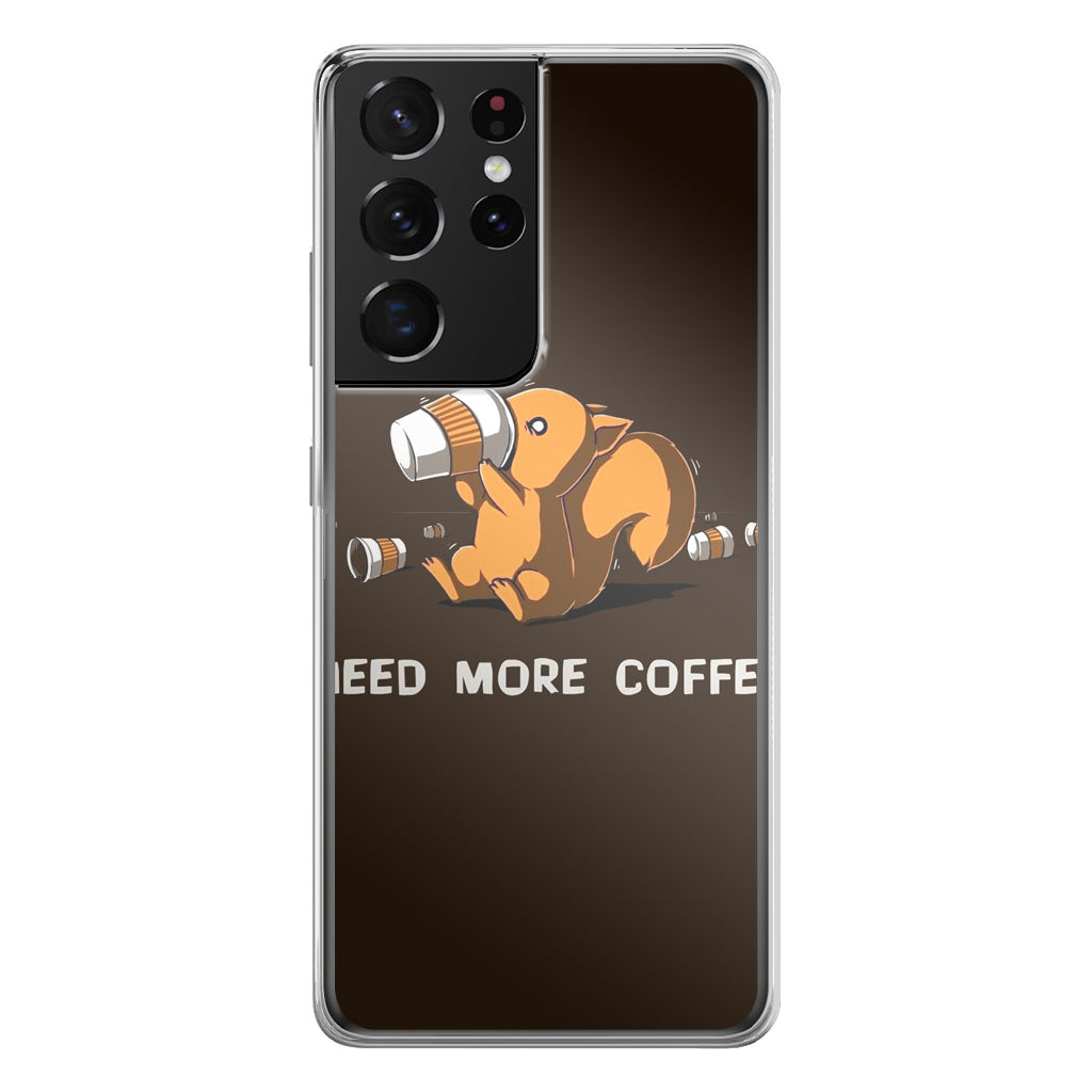 Need More Coffee Programmer Story Galaxy S21 Ultra Case