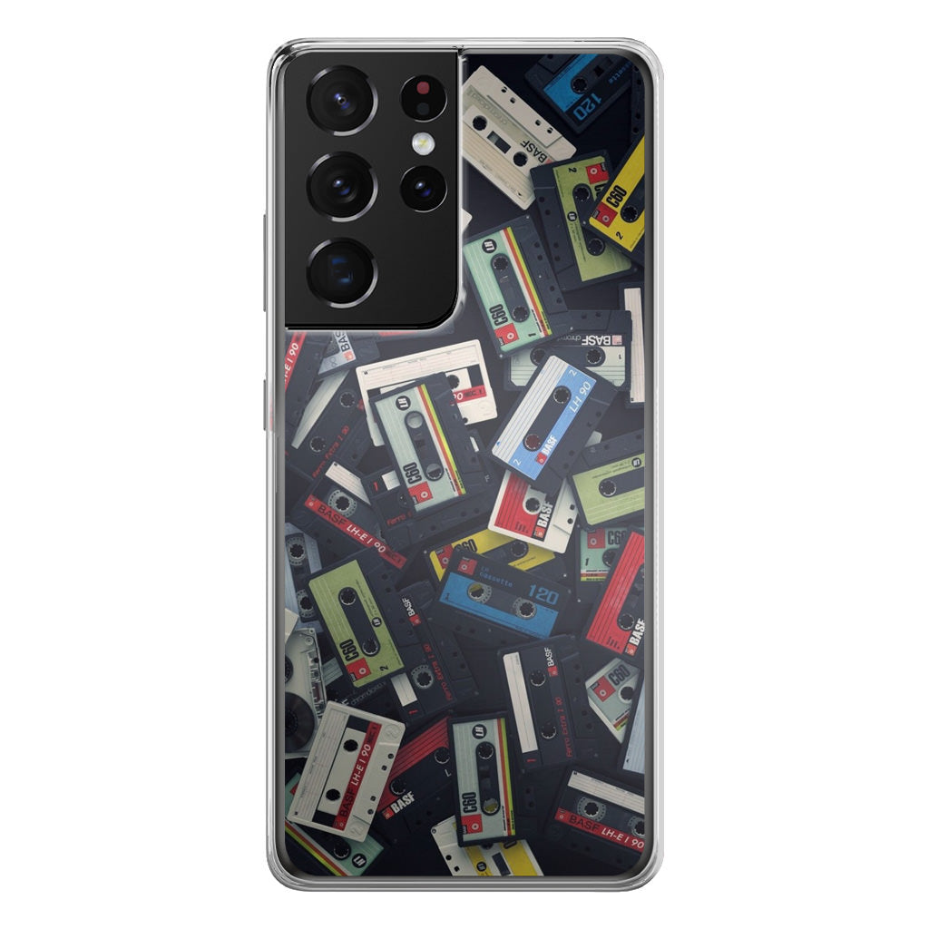 Old Vintage Cassettes Galaxy S21 Ultra Case