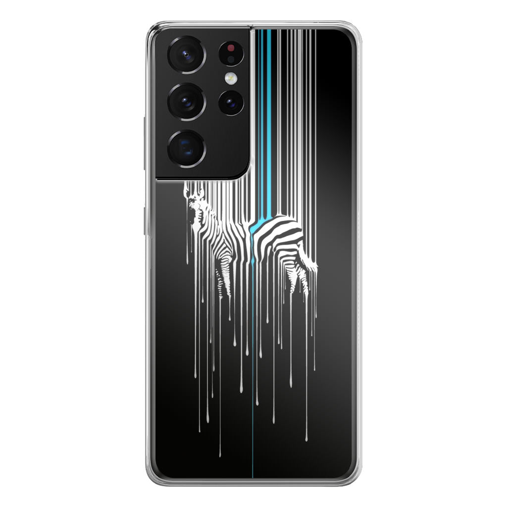 Painting Zebra Galaxy S21 Ultra Case