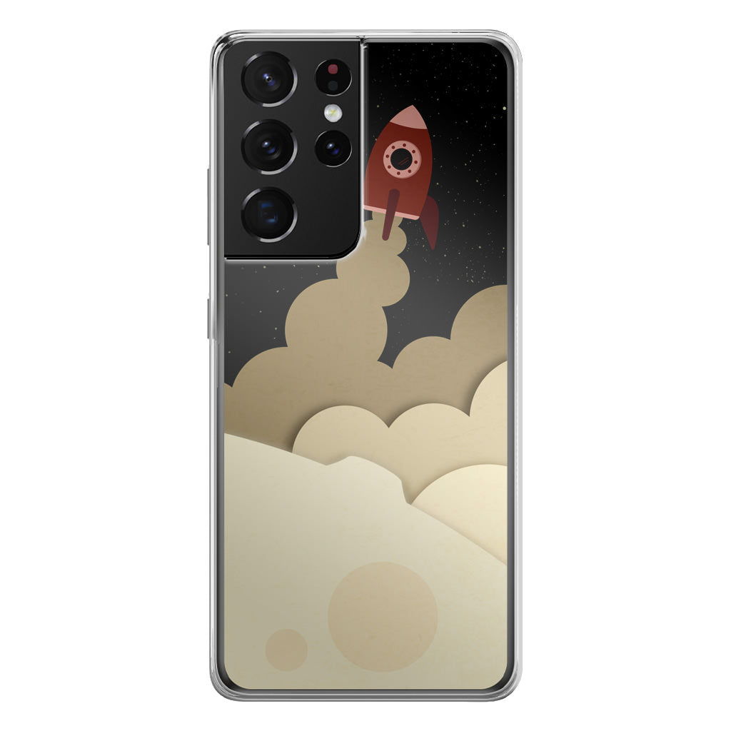 Rocket Ship Galaxy S21 Ultra Case