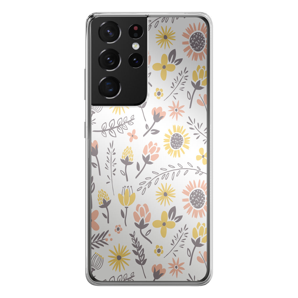Spring Things Pattern Galaxy S21 Ultra Case