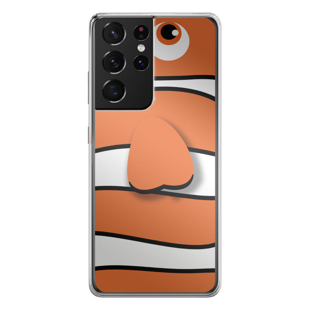 Clownfish Cartoon Galaxy S21 Ultra Case