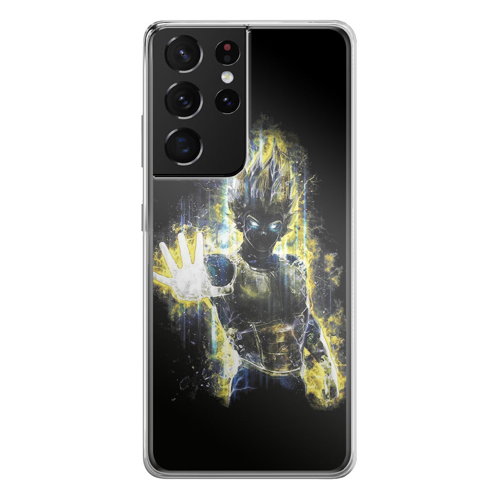 Dragon Ball Z Vegeta Bad Saiyan Prince Galaxy S21 Ultra Case