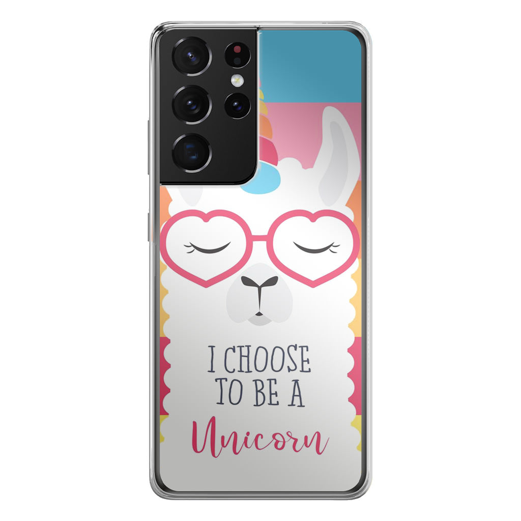 Llama Unicorn Galaxy S21 Ultra Case