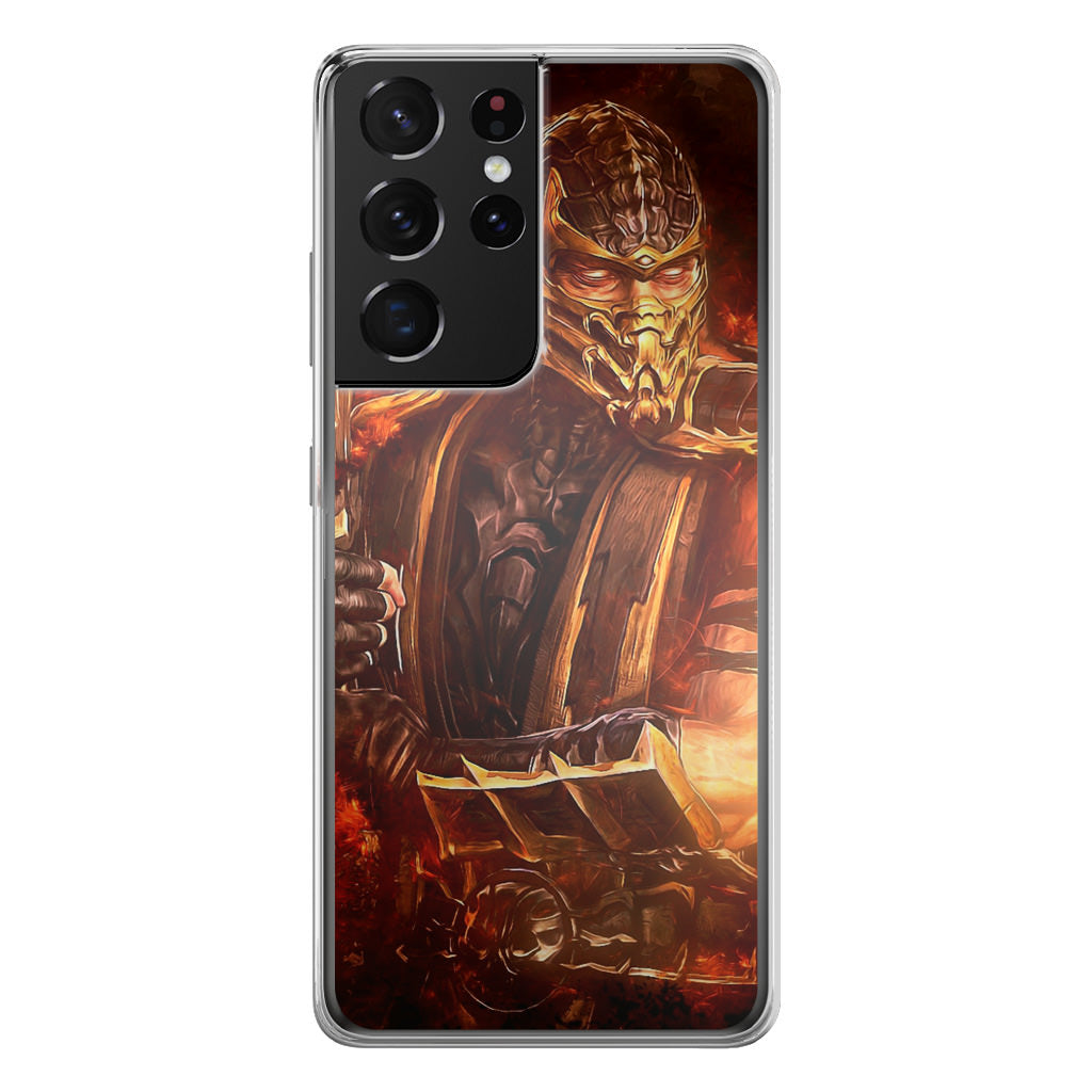 Mortal Kombat Scorpion Galaxy S21 Ultra Case