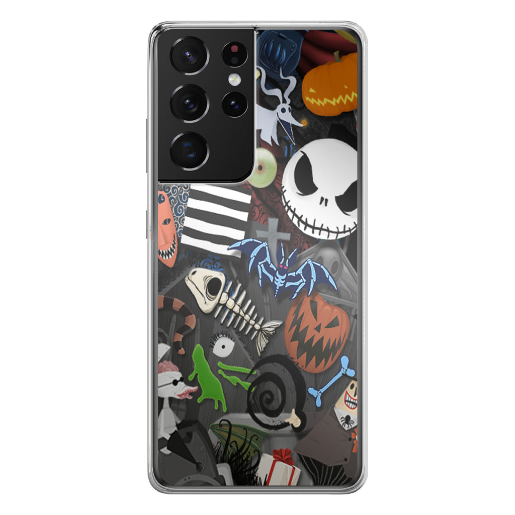 Nightmare Before Chrismast Collage Galaxy S21 Ultra Case