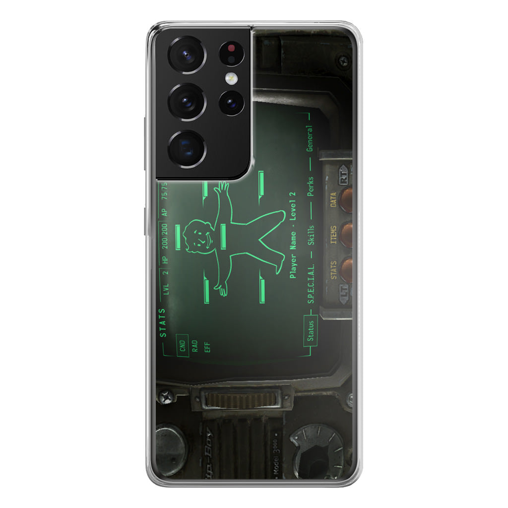 Pip-boy 3000 Galaxy S21 Ultra Case