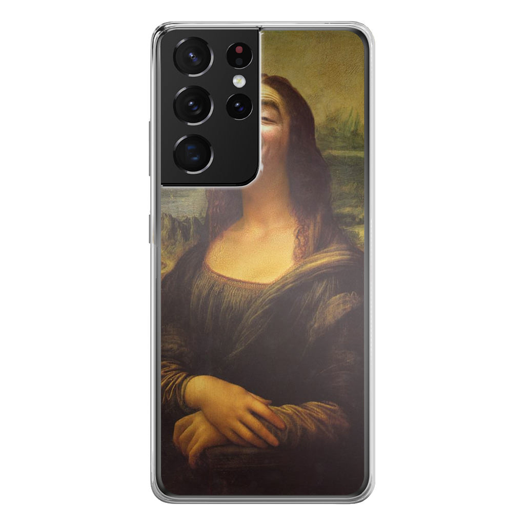Rowan Atkinson Monalisa Funny Galaxy S21 Ultra Case