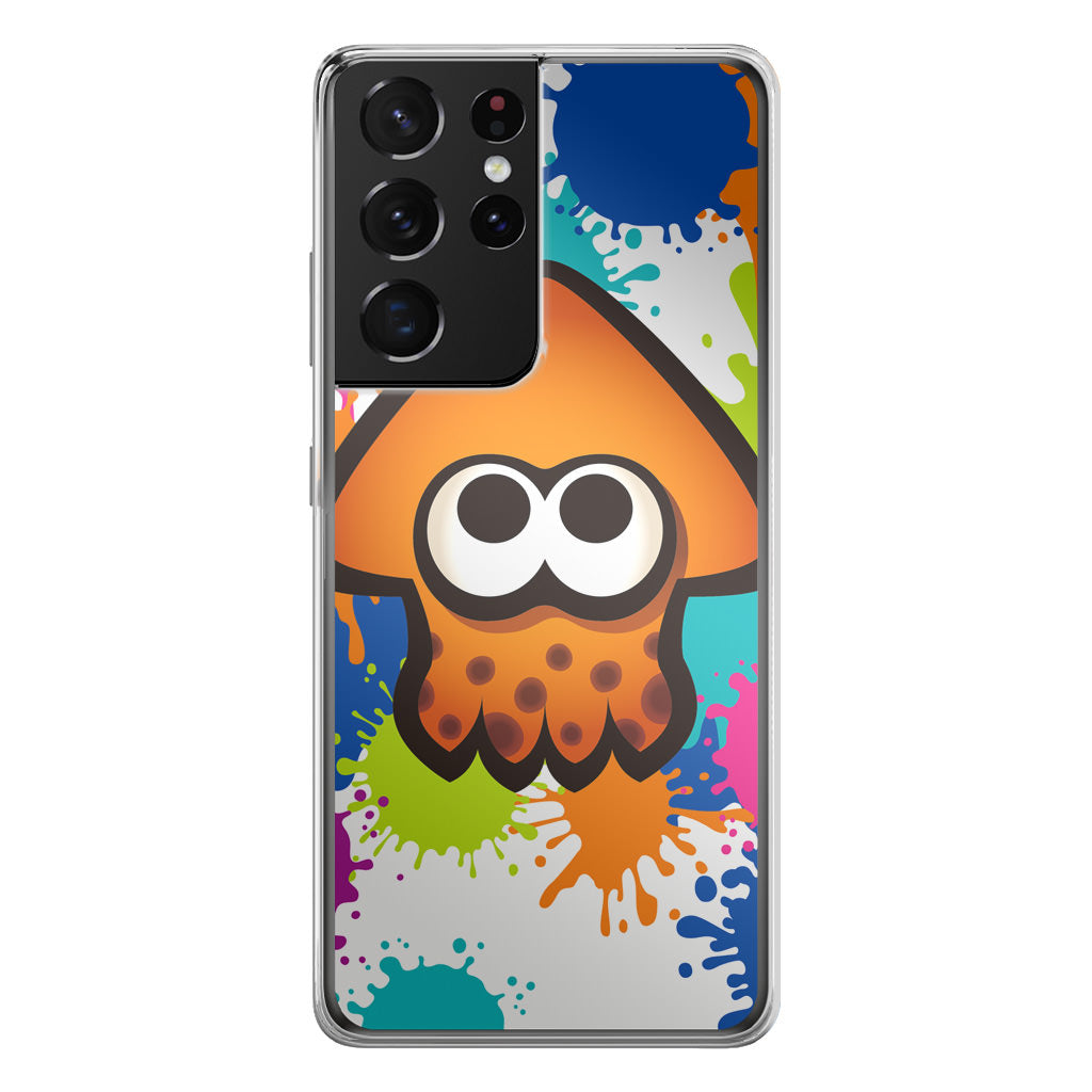 Splatoon Squid Galaxy S21 Ultra Case