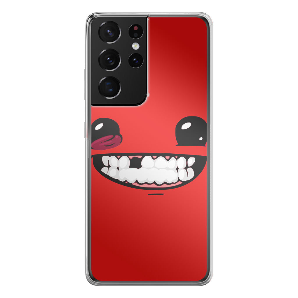Super Meat Boy Galaxy S21 Ultra Case