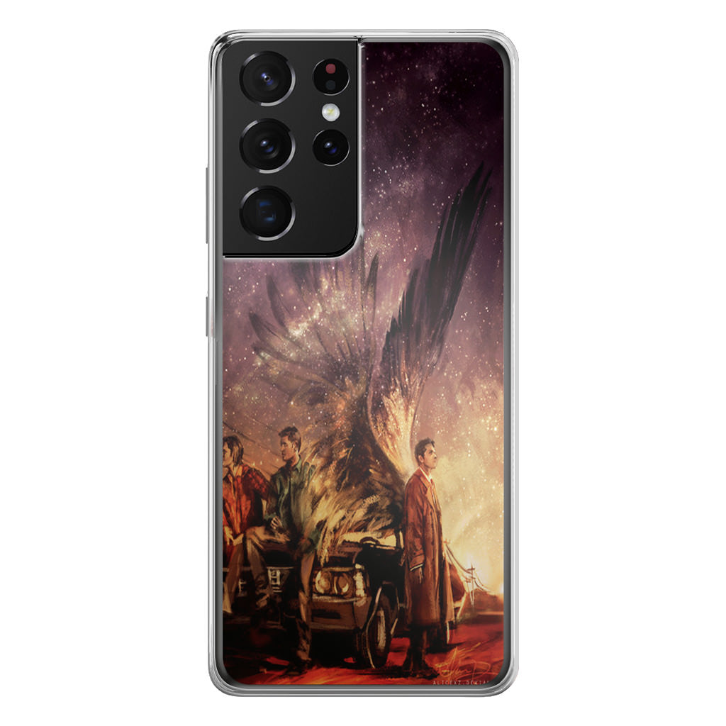Supernatural Painting Art Galaxy S21 Ultra Case