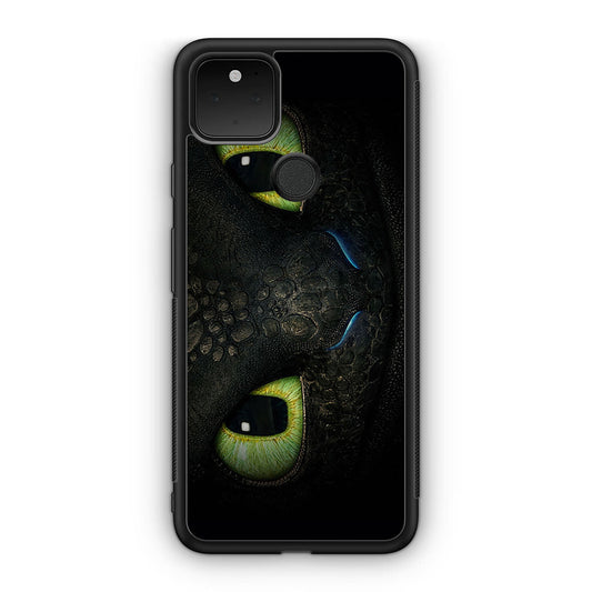 Toothless Dragon Eyes Close Up Google Pixel 5a Case