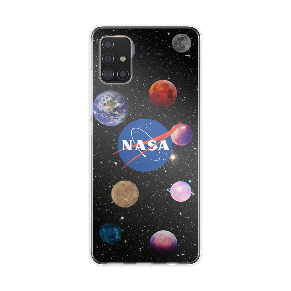 NASA Planets Galaxy A51 / A71 Case