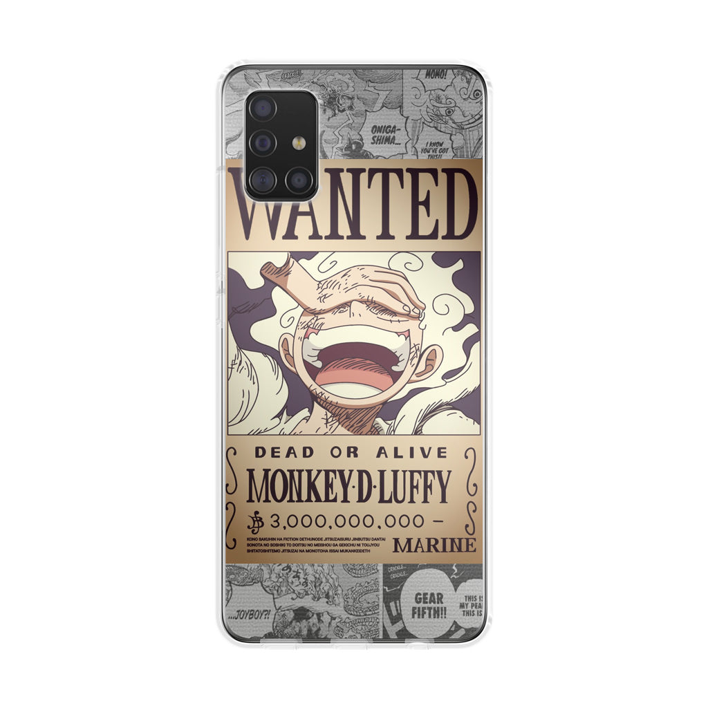 Gear 5 Wanted Poster Galaxy A51 / A71 Case