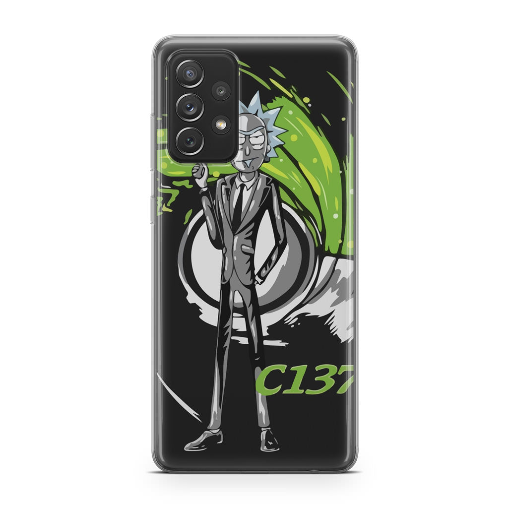 Rick Sanchez Agent C137 Galaxy A32 / A52 / A72 Case