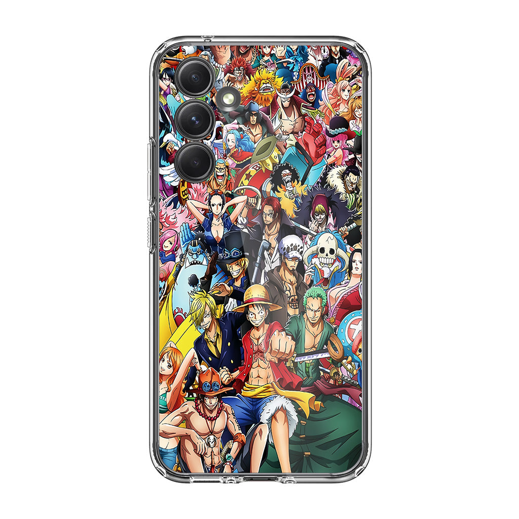 One Piece Characters In New World Samsung Galaxy A54 5G Case
